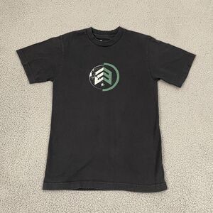 VTG Analog Burton Shirt Men S Black Skater Snowboarding Grunge Y2K Short Sleeve